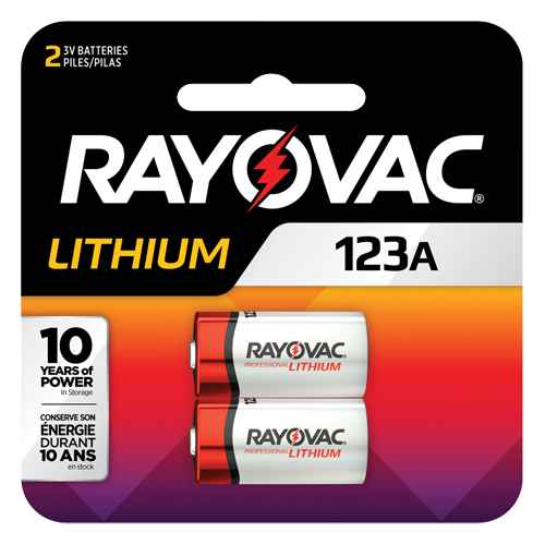 Lithium Batteries, 123, 3 V Sécurité Médic