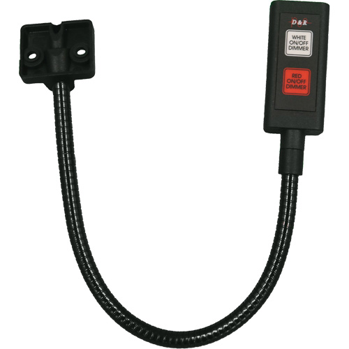 LED Gooseneck Maplight, 1 W, LED, 12" Neck, Black Sécurité Médic