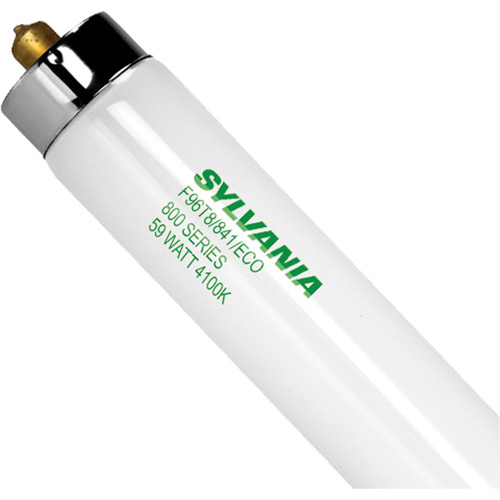 Lampes fluorescentes OCTRON 800 XV SUPERSAVER ECOLOGIC, 59 W, T8, 4100 K, Longueur de 96" Sécurité Médic