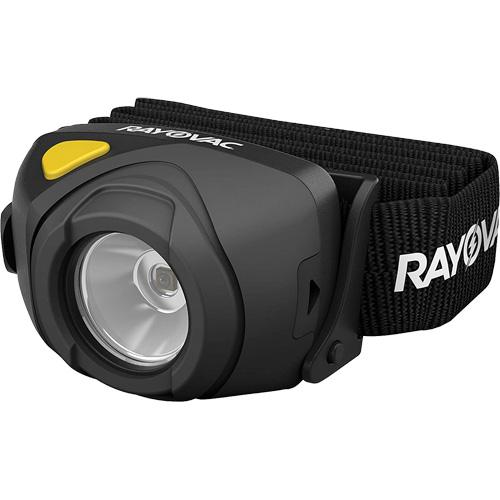 Workhorse Pro Virtually Indestructible HD Headlight, LED, 210 Lumens, 17 Hrs. Run Time, AAA Batteries Sécurité Médic