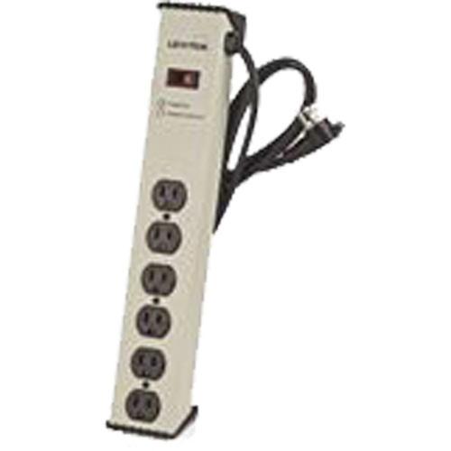 Surge Protector Strip, 6 Outlets, 900 J, 1500 W, 6' Cord Sécurité Médic