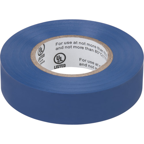 Electrical Tape, 19 mm (3/4") x 18 M (60'), Blue, 7 mils Sécurité Médic