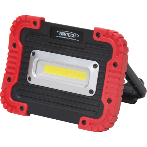 Portable Work Light, LED, 10 W, 1000 Lumens, Plastic Housing Sécurité Médic