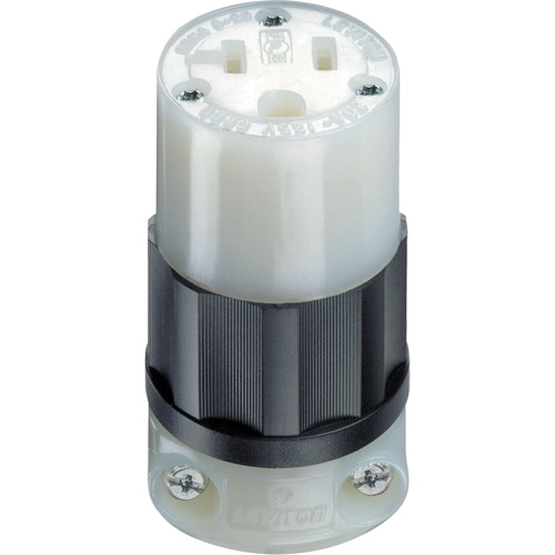 Connecteur verrouillable de calibre industriel, 5-20R, Nylon Sécurité Médic