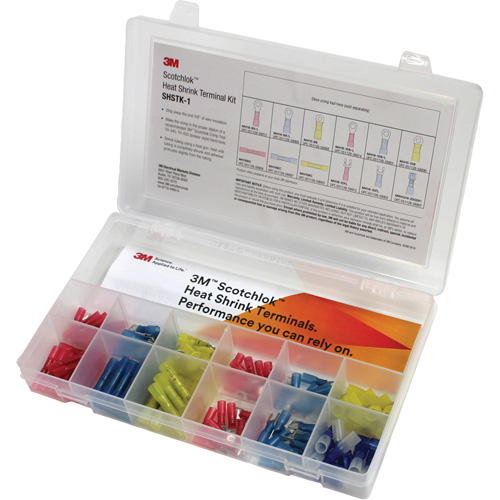 3M Scotchlok Heat Shrink Terminal Kit Sécurité Médic