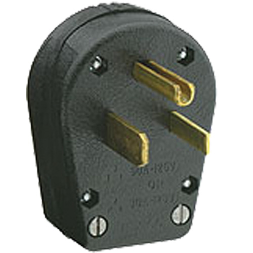 Dual Power Plug, Thermoplastic, 30 A/50 A, 250 V Sécurité Médic