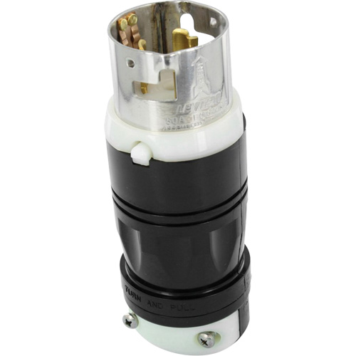 Prise verrouillable de style californien, Nylon, 50 A, 120 V/250 V, Non-NEMA Sécurité Médic