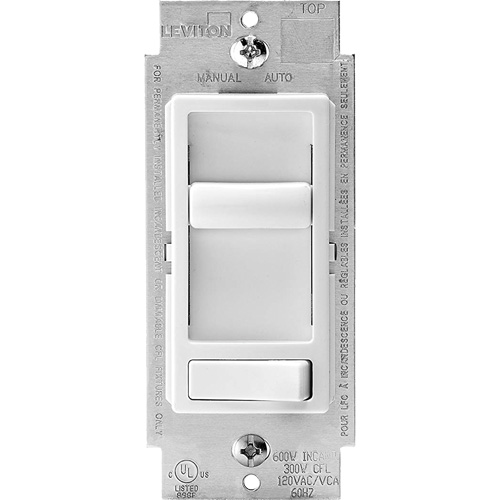 Commutateur DEL &agrave; intensit&eacute; variable Decora SureSlide Sécurité Médic