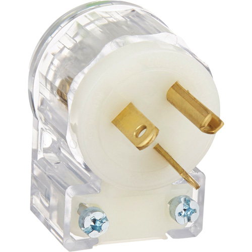 Prise de rallonge &agrave; angle de qualit&eacute; hospitali&egrave;re, Nylon, 20 A, 250 V Sécurité Médic