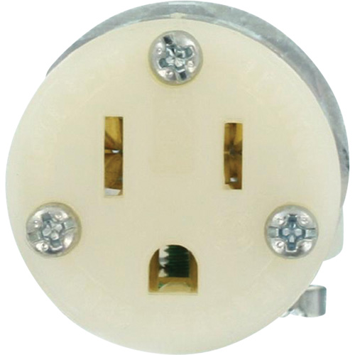 Hospital Grade Extension Plug Connector, 5-15R, Nylon Sécurité Médic