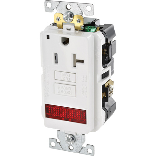 SmartlockPro&reg; Extra Heavy-Duty Self-Test GFCI Receptacle Sécurité Médic