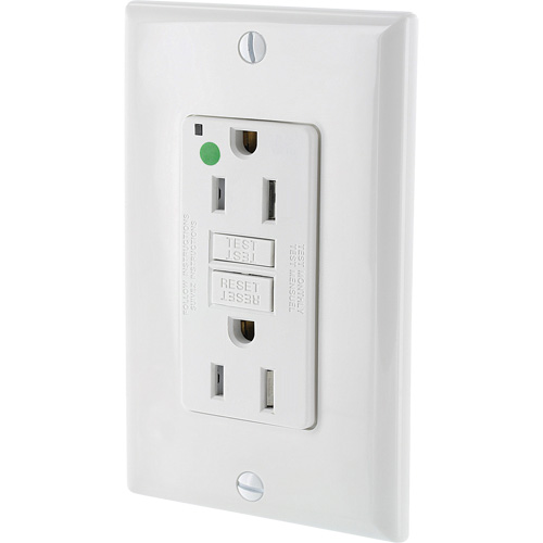 SmartlockPro&reg; Extra Heavy-Duty Self-Test GFCI Receptacle Sécurité Médic