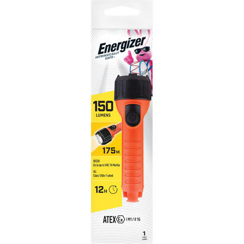 Intrinsically Safe&reg; Handheld Flashlight, LED, 150 Lumens, AA Batteries Sécurité Médic