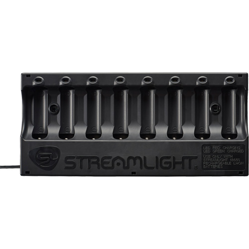 8-Unit USB Battery Charger & Batteries Sécurité Médic