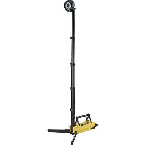 Lampe de sc&egrave;ne d&eacute;ployable portative, DEL, 5300 lumens, Boîtier en Plastique Sécurité Médic