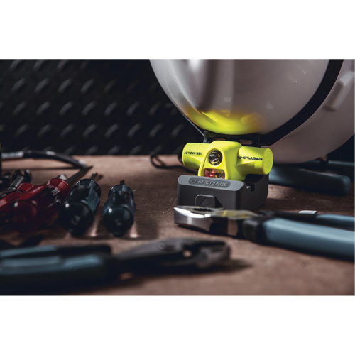 Lampe frontale &agrave; s&eacute;curit&eacute; intrins&egrave;que HAZ-LO USB, DEL, 250 lumens, 7 hres de fonctionnement, piles Rechargeable Sécurité Médic