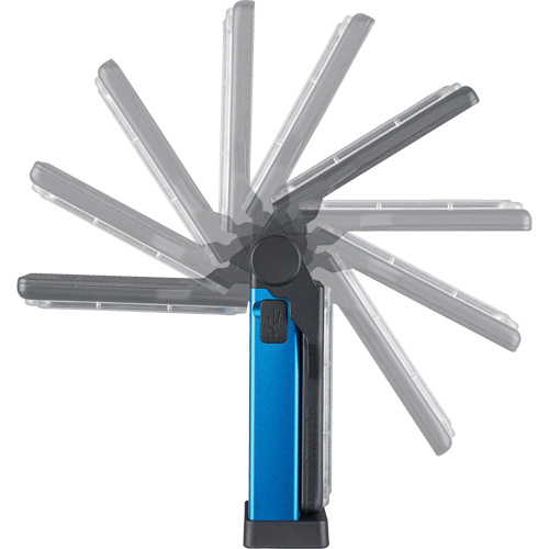 Lampe de travail multifonctionnelle compacte FlipMate, DEL, 500 lumens, Boîtier en Aluminium Sécurité Médic