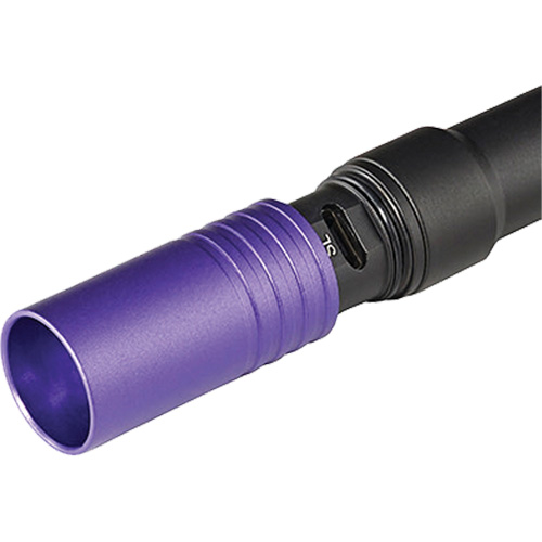 Lampe stylo UV avec port de recharge micro USB Stylus Pro, DEL, Corps en Aluminium, piles Rechargeable, Compris Sécurité Médic