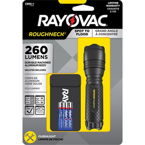Tactical Spot-to-Flood Flashlight, LED, 320 Lumens, AAA Batteries Sécurité Médic