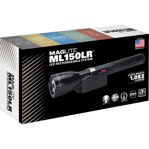 Lampe de poche &agrave; recharge rapide ML150LR(X), DEL, 1082 lumens, Piles Rechargeable Sécurité Médic