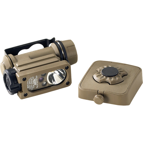 Sidewinder Compact&reg; II Military Model Hands Free Light, LED, 55 Lumens, 6 Hrs. Run Time, AA Batteries Sécurité Médic