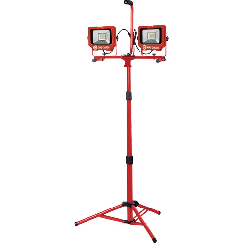 Twin Work Light with Tripod, LED, 40 W, 6000 Lumens, Aluminum Housing Sécurité Médic