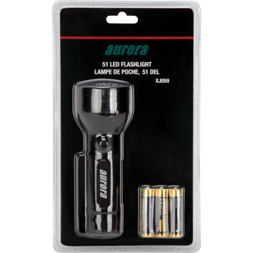 AFL300 Flashlight, LED, 180 Lumens, AA Batteries Sécurité Médic