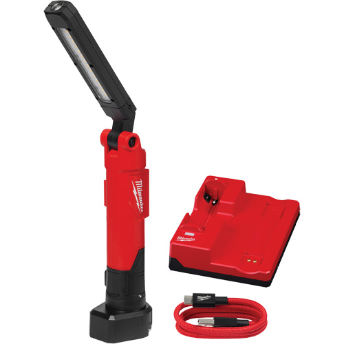 Redlithium USB Stick Light with Magnet & Charging Dock, Hook/Magnetic, Rechargeable, 550 Lumens Sécurité Médic
