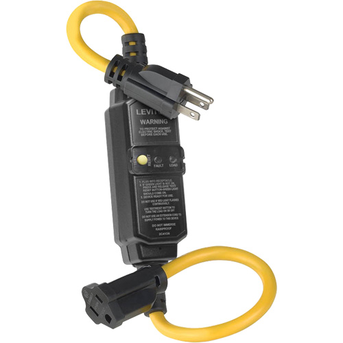 Self-Test Automatic Reset GFCI Cord Set, 120 V, 15 A, 2' Cord Sécurité Médic