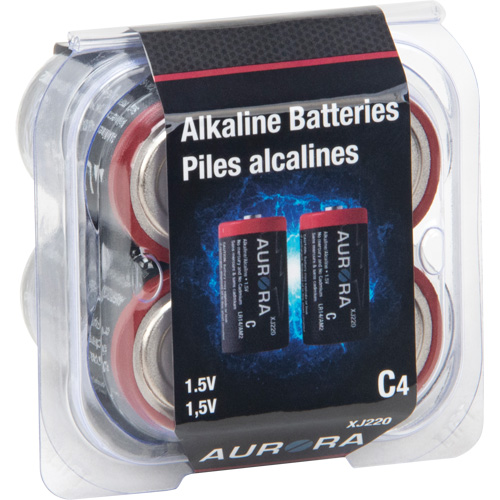 Piles alcalines industrielles, C, 1,5 V Sécurité Médic