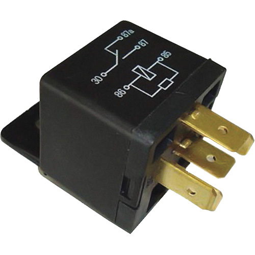Mini relais unipolaire &agrave; une direction avec r&eacute;sistance, Prise, 40 A, 12 V Sécurité Médic