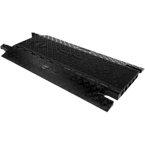 Cable Protector, 5 Channels, 36" L x 19.8" W x 2" H Sécurité Médic