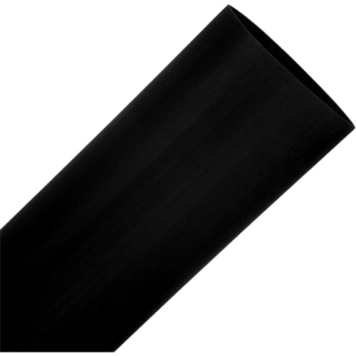 Black Heat Shrink Tubing, Thin Wall, 100', 0.75" (19.05 mm) - 1.5" (38.1 mm) Sécurité Médic