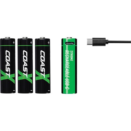Batteries AA rechargeables Zithion Sécurité Médic