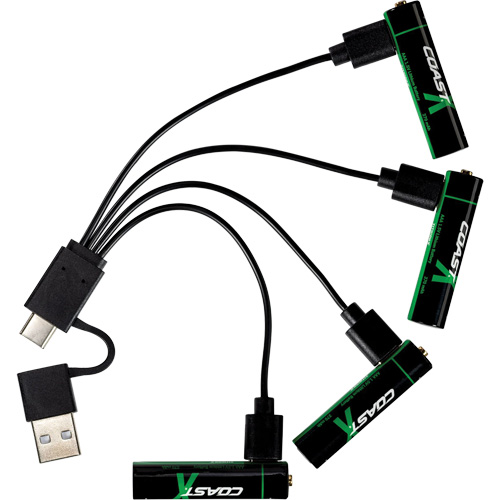 Batteries AAA rechargeables Zithion Sécurité Médic