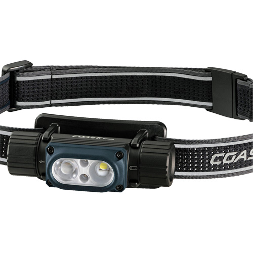 Lampe frontale ultra lumineuse &agrave; alimentation double &eacute;tanche &agrave; l'eau WPH30R, DEL, 1000 lumens, piles Rechargeable Sécurité Médic