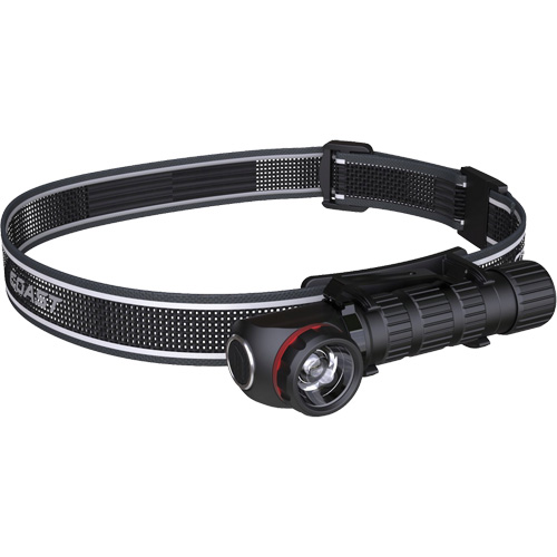 Lampe frontale avec clip de poche et aimant 2780R, DEL, 1250 lumens, 6 hres de fonctionnement, piles Rechargeable Sécurité Médic