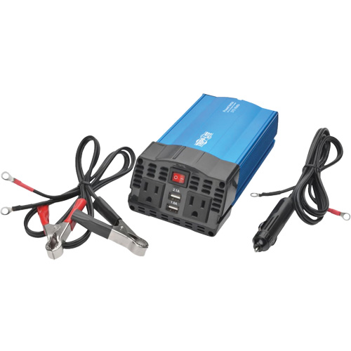 Onduleur ultra compact PowerVerter pour v&eacute;hicule avec 2 prises c. a. Sécurité Médic