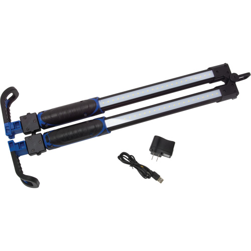 Foldable Underhood Work Light, Hook, Rechargeable, 1400 Lumens Sécurité Médic