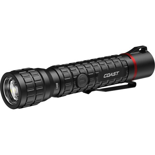 Lampe de poche &eacute;tanche G40R avec mise au point par rotation, DEL, 650 lumens, Piles Rechargeable Sécurité Médic
