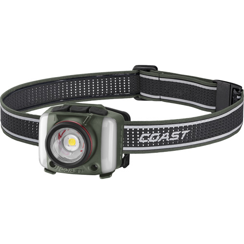 Lampe frontale FL97R &agrave; trois couleurs avec syst&egrave;me Twist Focus et commande vocale, DEL, 830 lumens, 2 hres de fonctionnement, piles Rechargeable Sécurité Médic