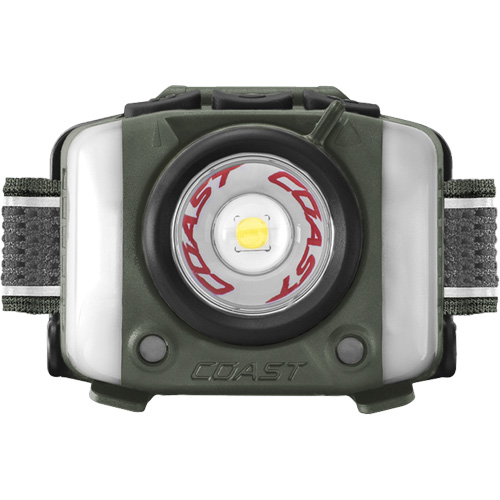 Lampe frontale FL97R &agrave; trois couleurs avec syst&egrave;me Twist Focus et commande vocale, DEL, 830 lumens, 2 hres de fonctionnement, piles Rechargeable Sécurité Médic