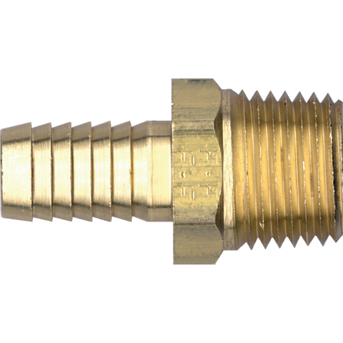 Male Pipe Hose Barb Fitting, Brass Sécurité Médic
