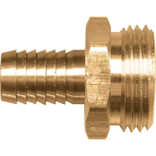 Male Hose Connector, Brass Sécurité Médic