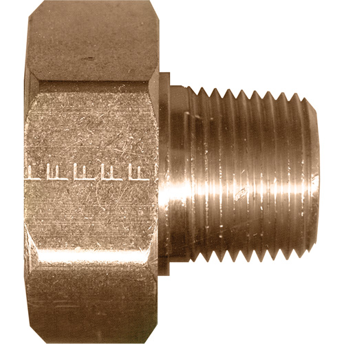 Swivel Connector, 1/2" Dia, Brass Sécurité Médic