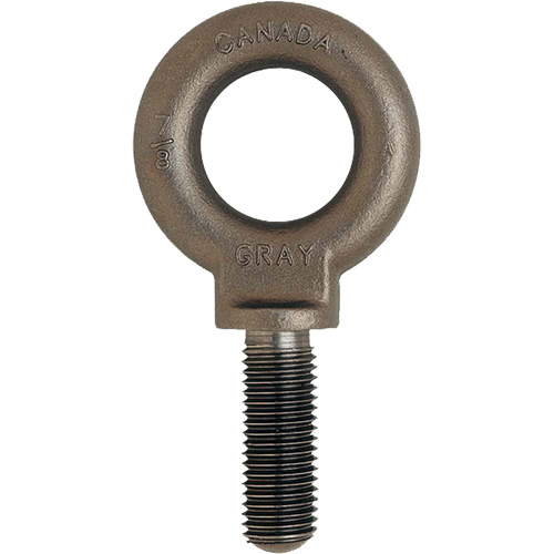 Eye Bolt, 3/4" Dia., 1" L, Uncoated Natural Finish, 650 lbs. (0.325 tons) Capacity Sécurité Médic