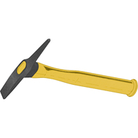 Plastic Handle Chipping Hammers, 11-7/8", 20 oz. Head, Steel Sécurité Médic