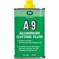 Liquides de coupe A-9 pour l'aluminium, Bouteille Sécurité Médic