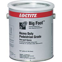 Big Foot Heavy-Duty Pedestrian Grade Anti-Slip Floor Coating, 1 gal., Epoxy-Based, Black Sécurité Médic