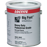 Big Foot Heavy Duty Pedestrian Grade Anti-Slip Coating, 1 gal., Epoxy-Based, Grey Sécurité Médic